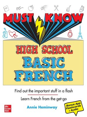 cover image of Must Know High School Basic French